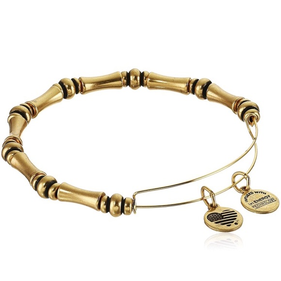 Alex and Ani Jewelry - Alex And Ani Bamboo Motif Expandable Wire Bracelet